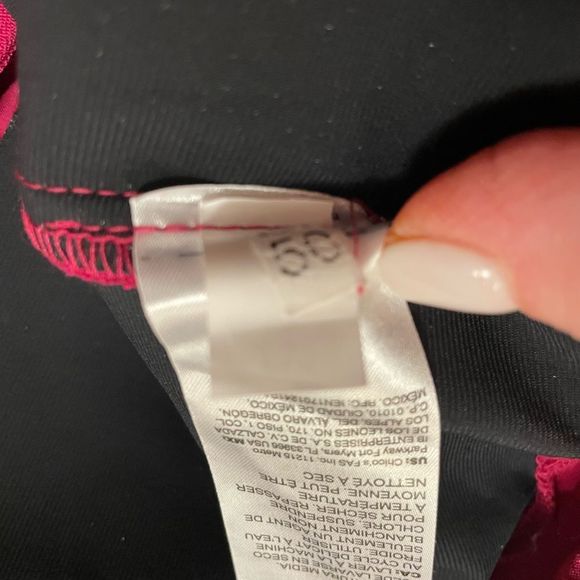 Chico's Ankle Pants Bridgette Slim Orchid Flower Size 14 - Picture 9 of 10